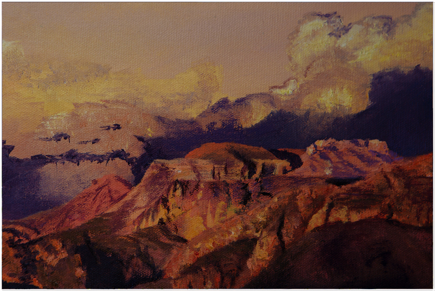 Drakenstein mountains from Courtrai