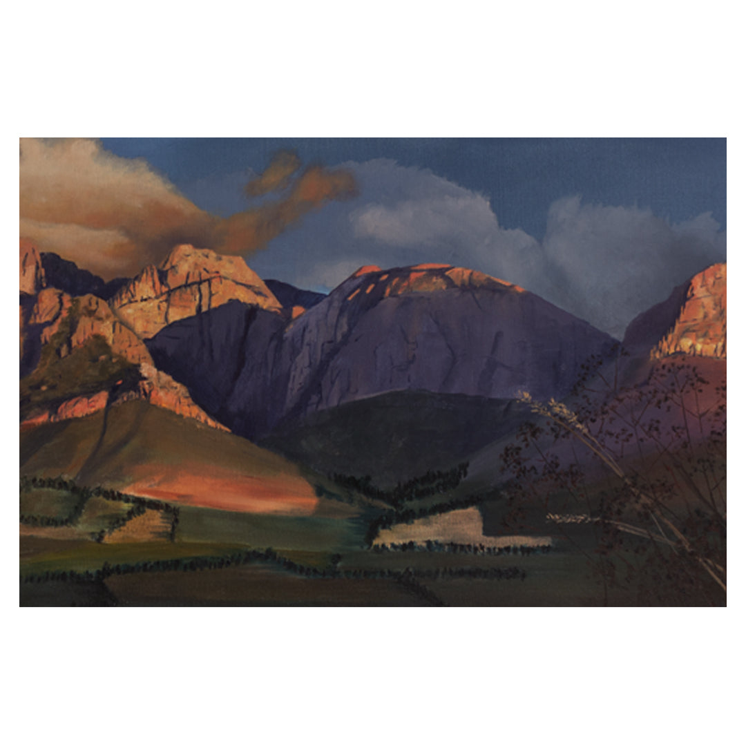 Drakenstein Berge in Ochre