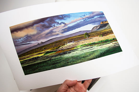 Print of 'A walk to school'